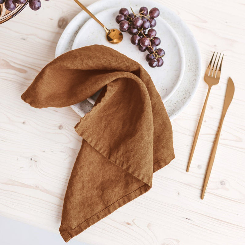 linen hanging tea towel