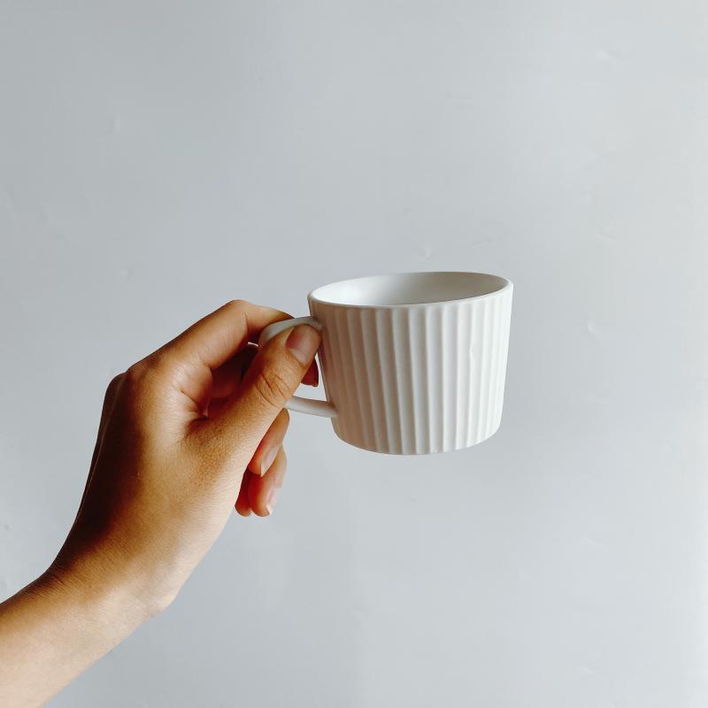 porcelain cappuccino cup