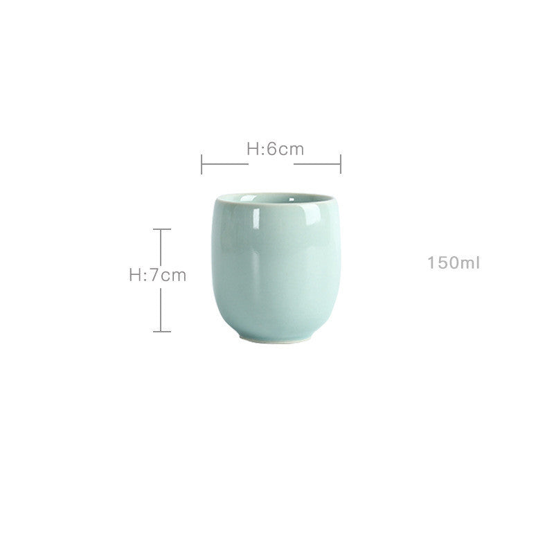 mini ceramic tea cup – warm glaze finish