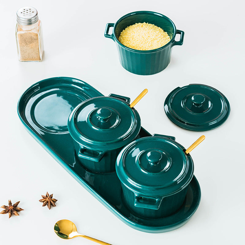 ceramic seasoning jar set