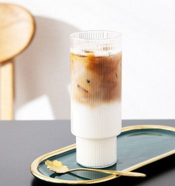 transparent glass cup — 250ml / 400ml