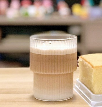 transparent glass cup — 250ml / 400ml