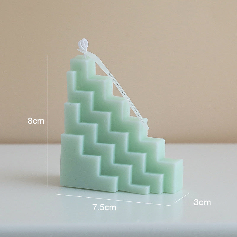 geometric scented candle – nordic-style for calm spaces