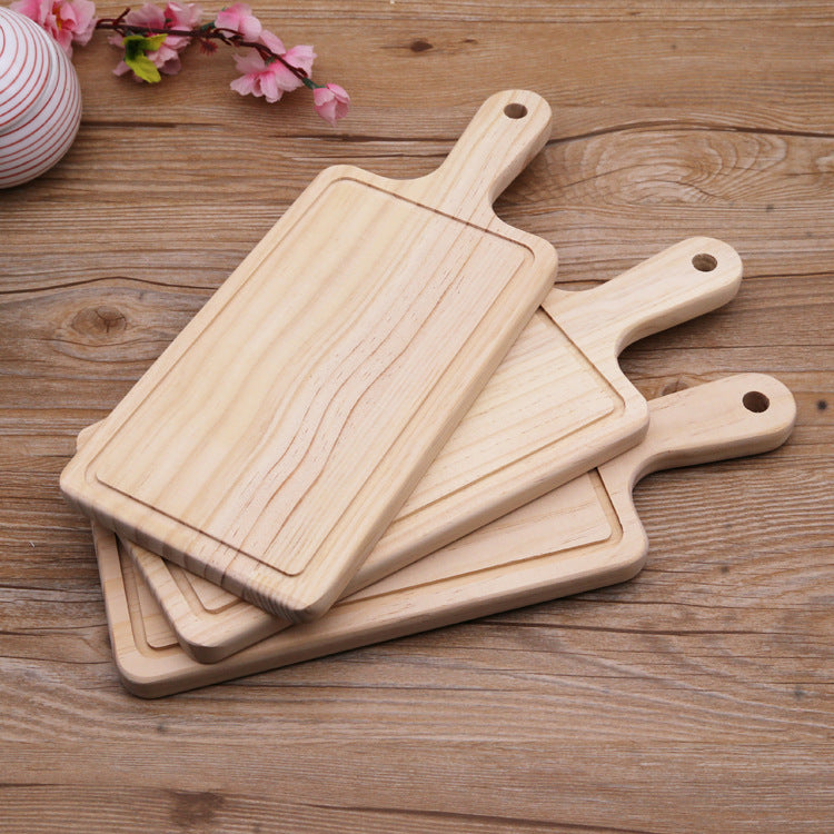 natural wood paddle board