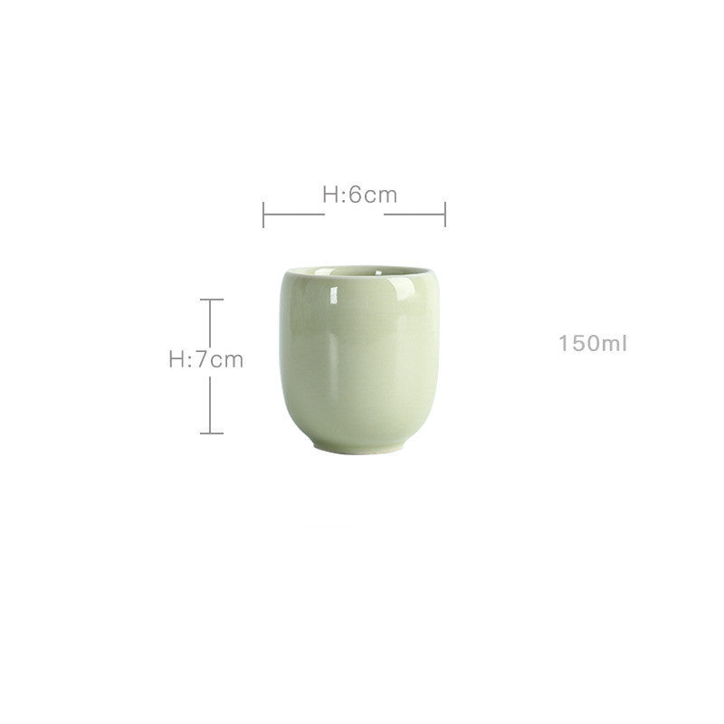 mini ceramic tea cup – warm glaze finish