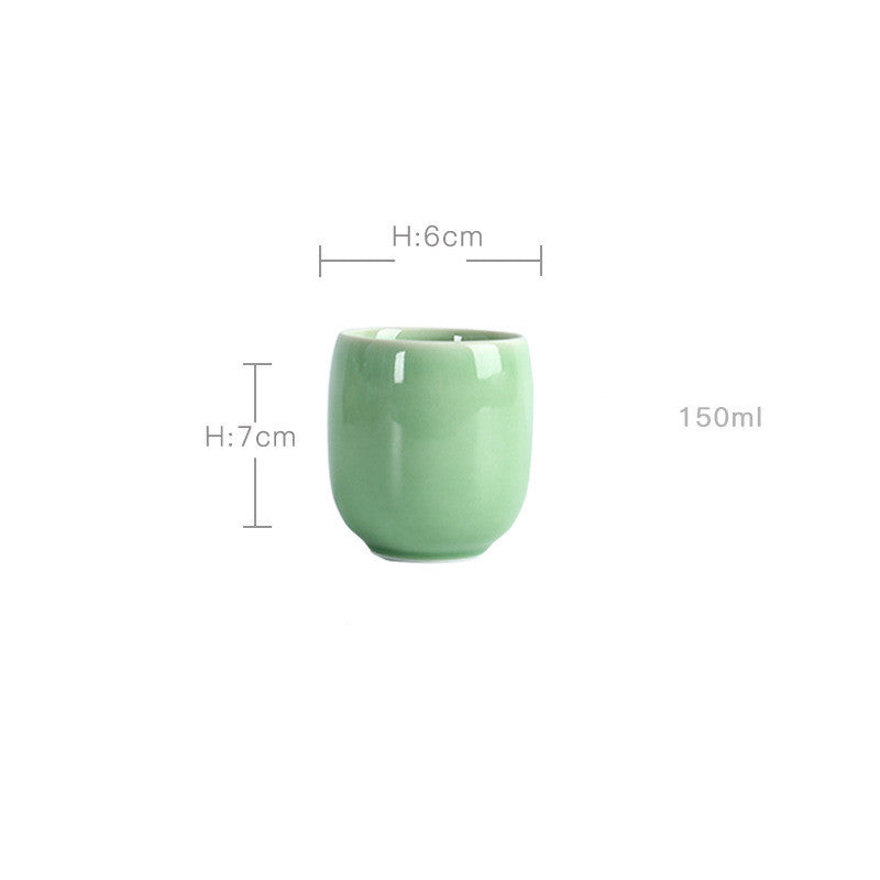 mini ceramic tea cup – warm glaze finish