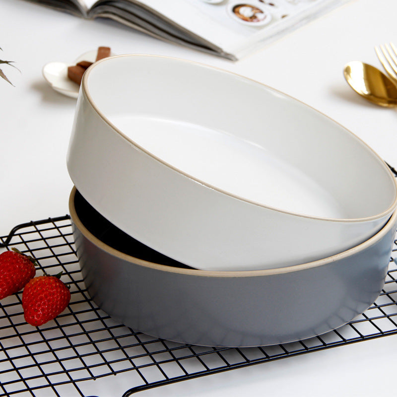 nordic ceramic baking bowl – 23cm