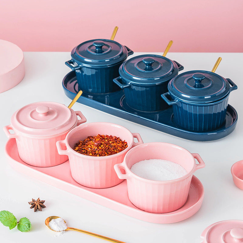 ceramic seasoning jar set
