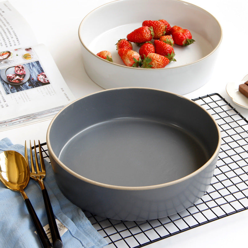 nordic ceramic baking bowl – 23cm