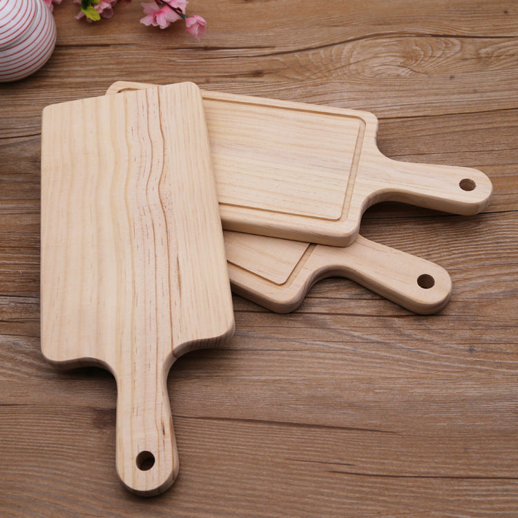 natural wood paddle board