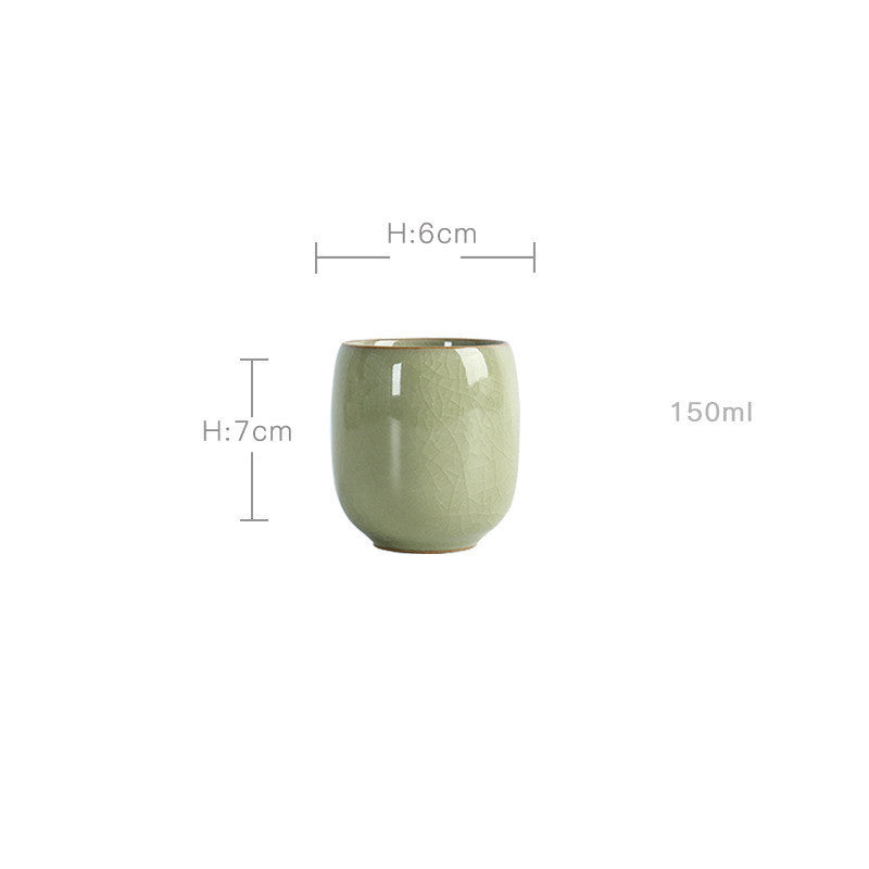 mini ceramic tea cup – warm glaze finish