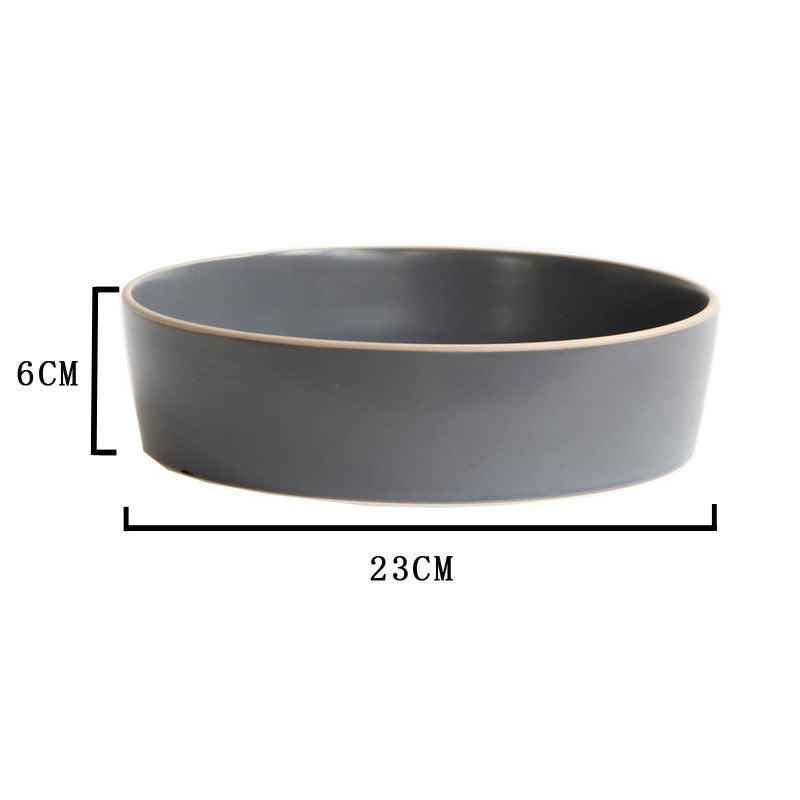 nordic ceramic baking bowl – 23cm