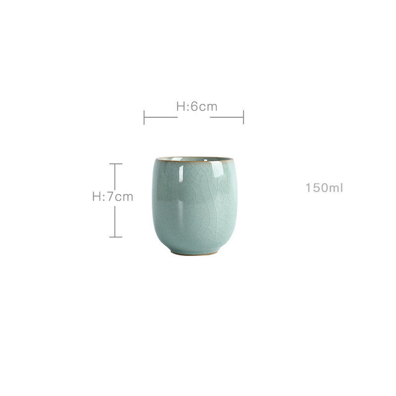mini ceramic tea cup – warm glaze finish
