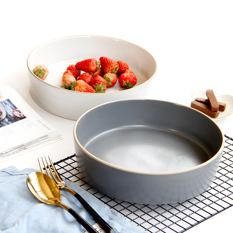 nordic ceramic baking bowl – 23cm