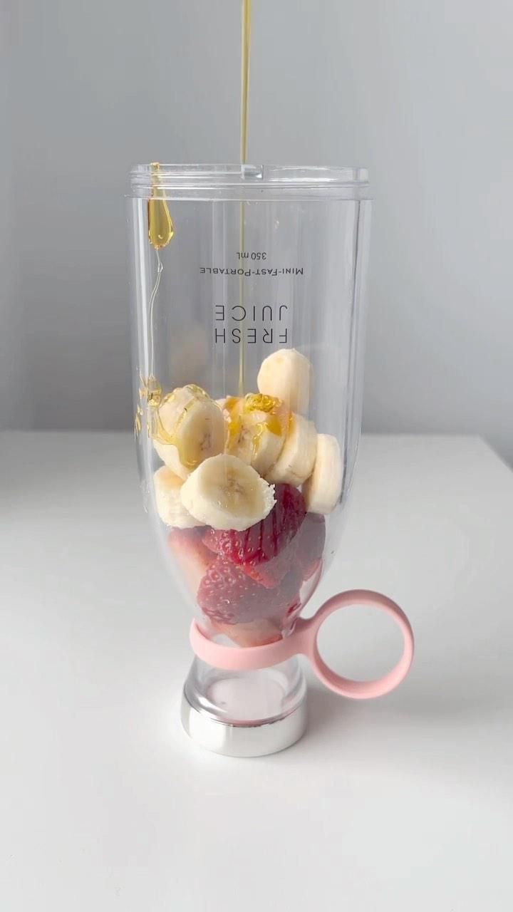 portable usb blender – 350ml rechargeable smoothie cup