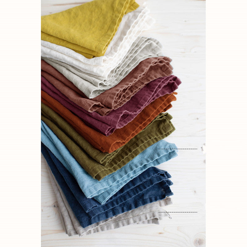 linen hanging tea towel
