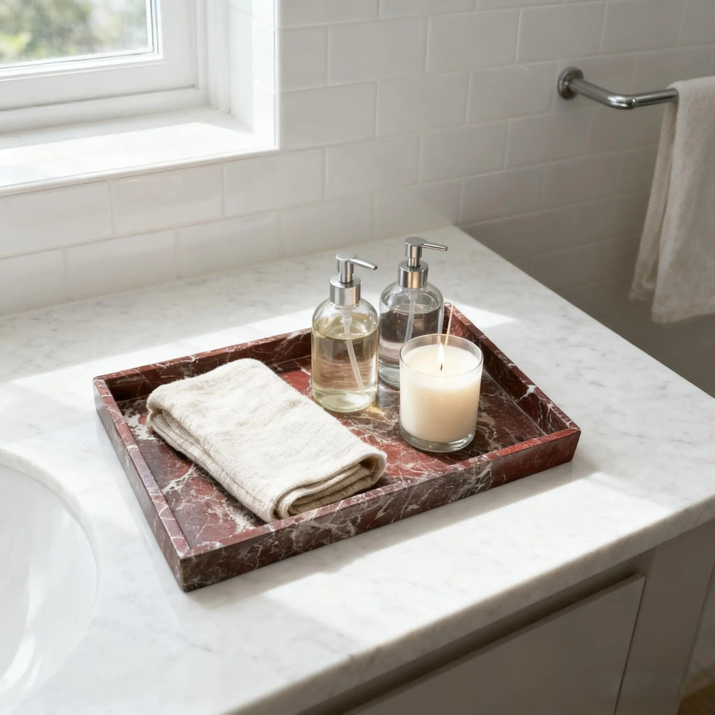 marble ritual tray