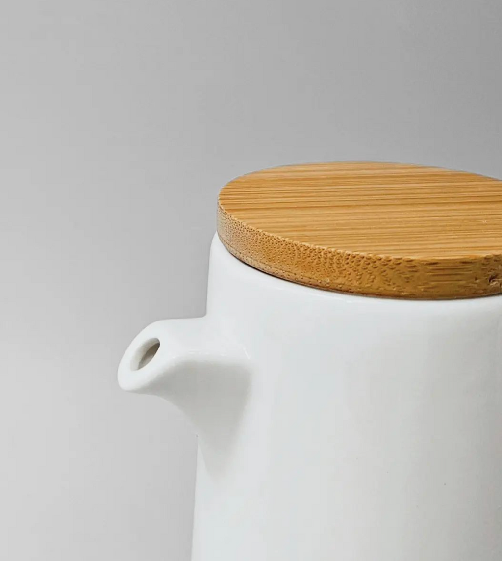 ceramic pourer bottle – for olive oil, vinegar or dressings