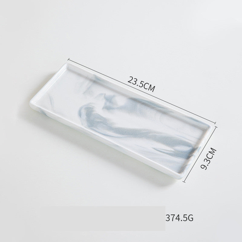 marble ceramic plate