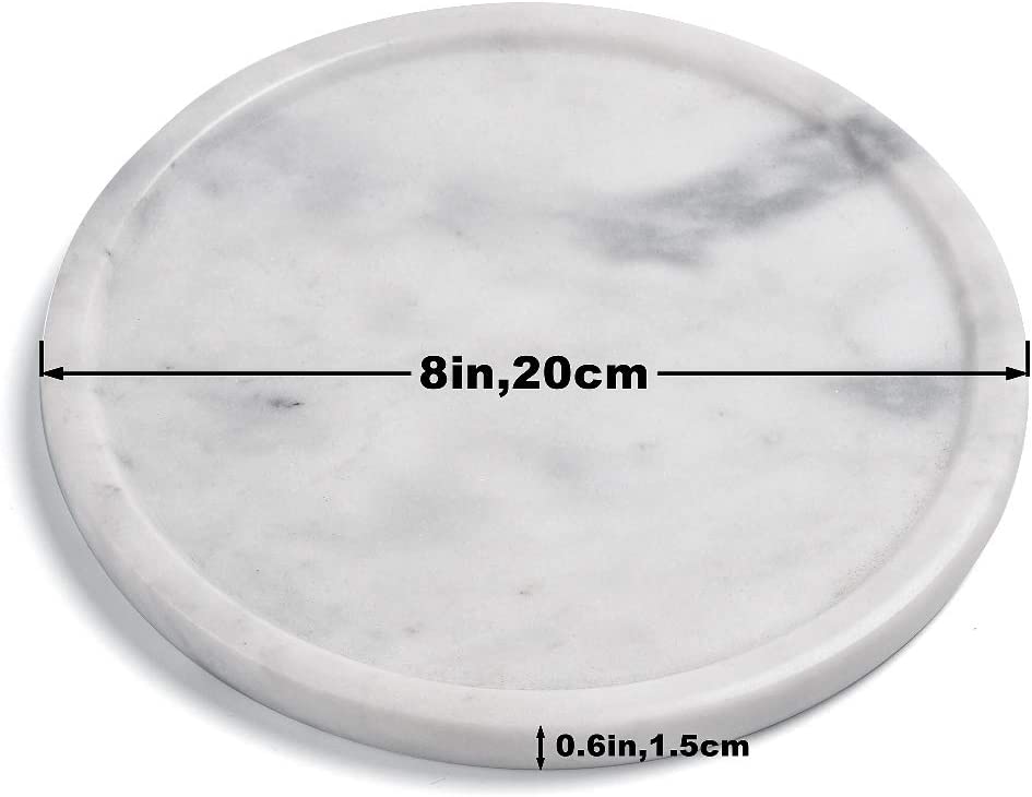 Natural marble stone tray - glomm