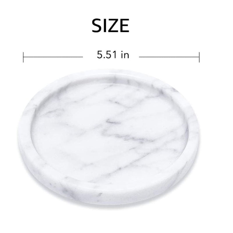 Natural marble stone tray - glomm