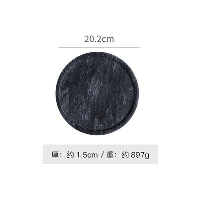 Natural marble stone tray - glomm